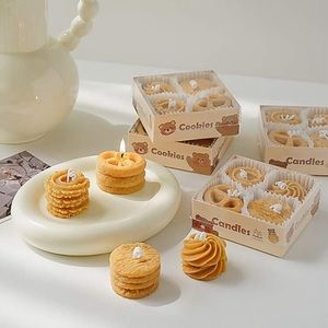 Soy Wax Cookie Candle 4pc Set
